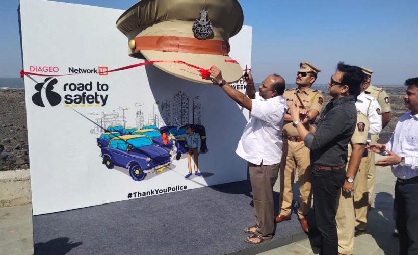 Diageo India and Network 18 acknowledged the contribution of the Mumbai Traffic Police with the '#ThankYouPolice'
