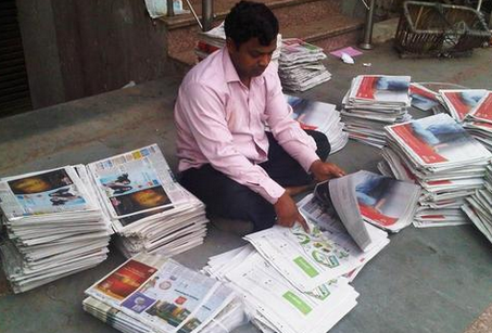 Newspaper distributions