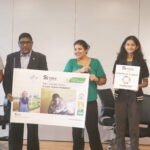 Dr. Rajan Samuel, Managing Director, Habitat for Humanity India, launches the Green Habitats Campaign at the NEXT School, Mulund, Mumbai