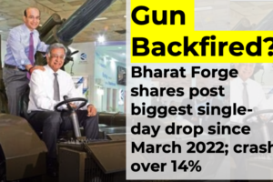 Bharat Forge shares post biggest single-day drop since March 2022; crash over 14%