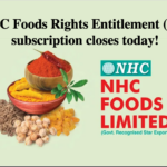 NHC Foods Rights Entitlement (RE) subscription closes on 12th December